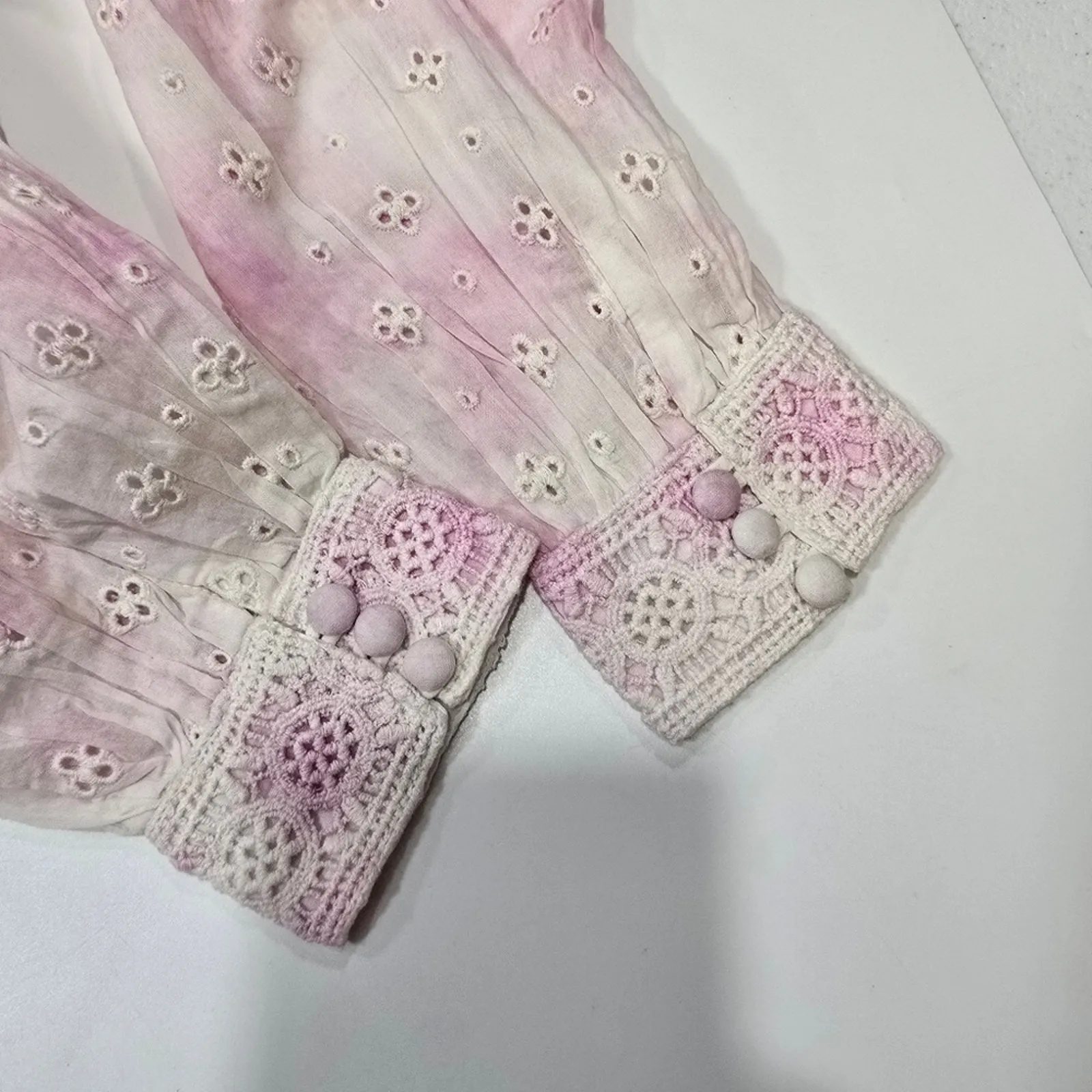 Tularosa Jordan Romper in Fuchsia Tie Dye Medium - Image 11