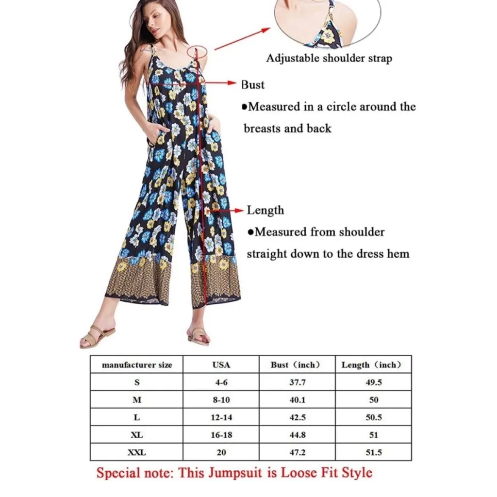 Amazon Floral Wide Leg Jumpsuit - Image 6