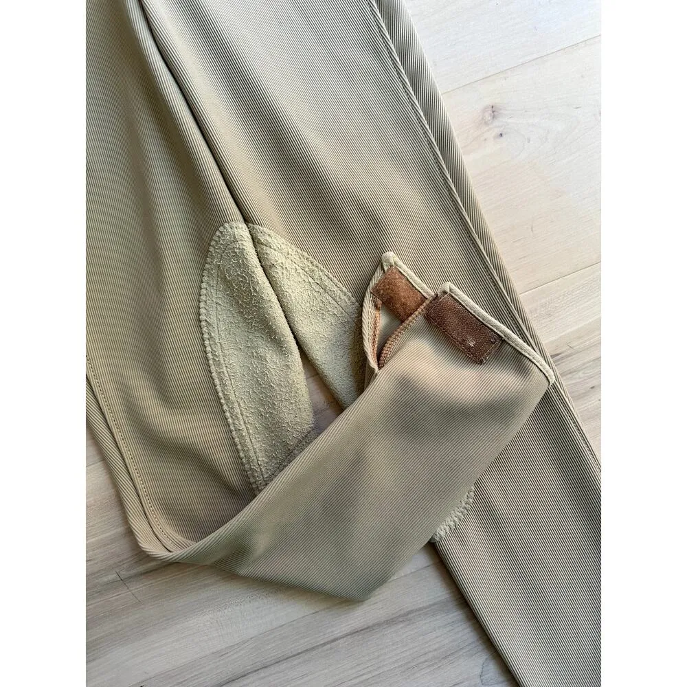 Equestrian  Riding Pants Tan Size 26 Long Womens Horse Rising Tuff Rider - Image 7