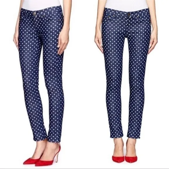 J crew toothpick polkadot chino - Image 2