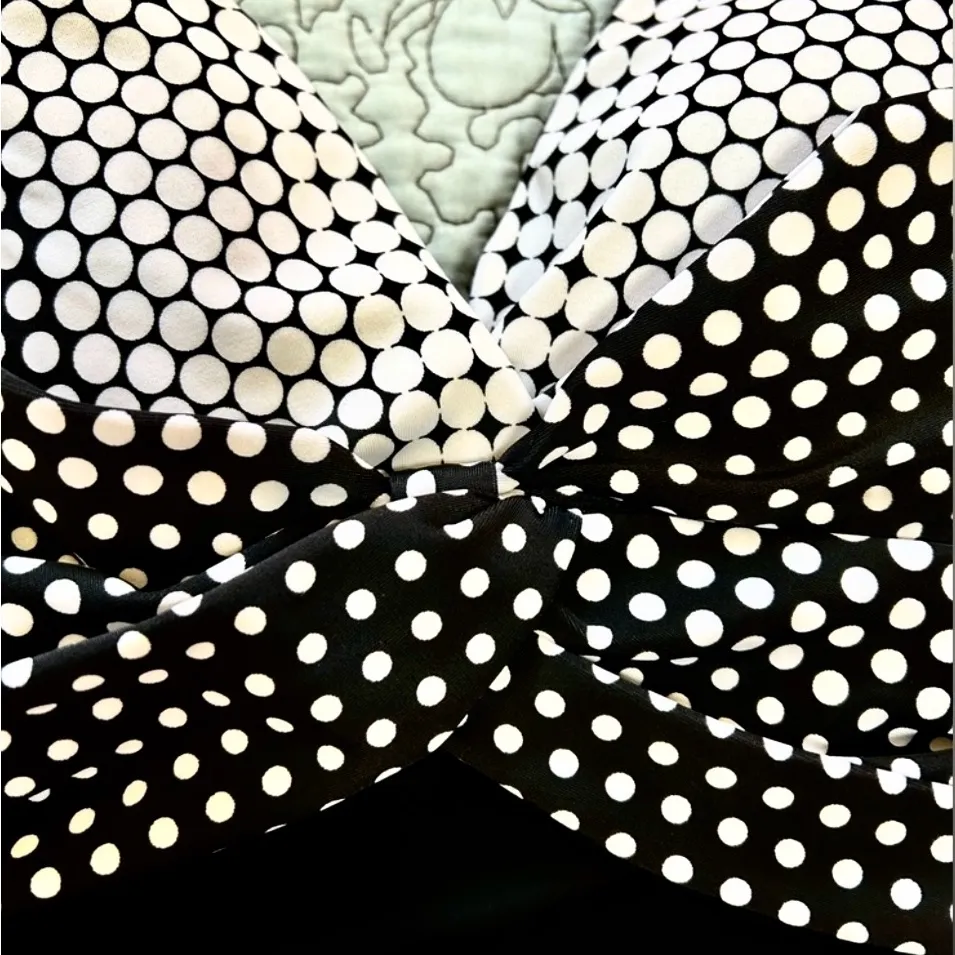 GOTTEX PROFILE Dolce Vita Halter Skirted Polkadot Tummy Control Swim Dress Sz 6 - Image 4