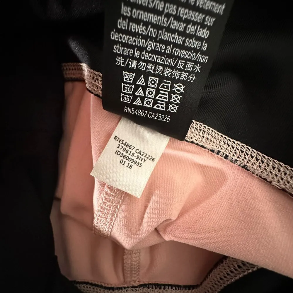 Victoria's Secret Cut Out Sparkly Leggings Pink Size XS High‎ Waisted Metallic - Image 10