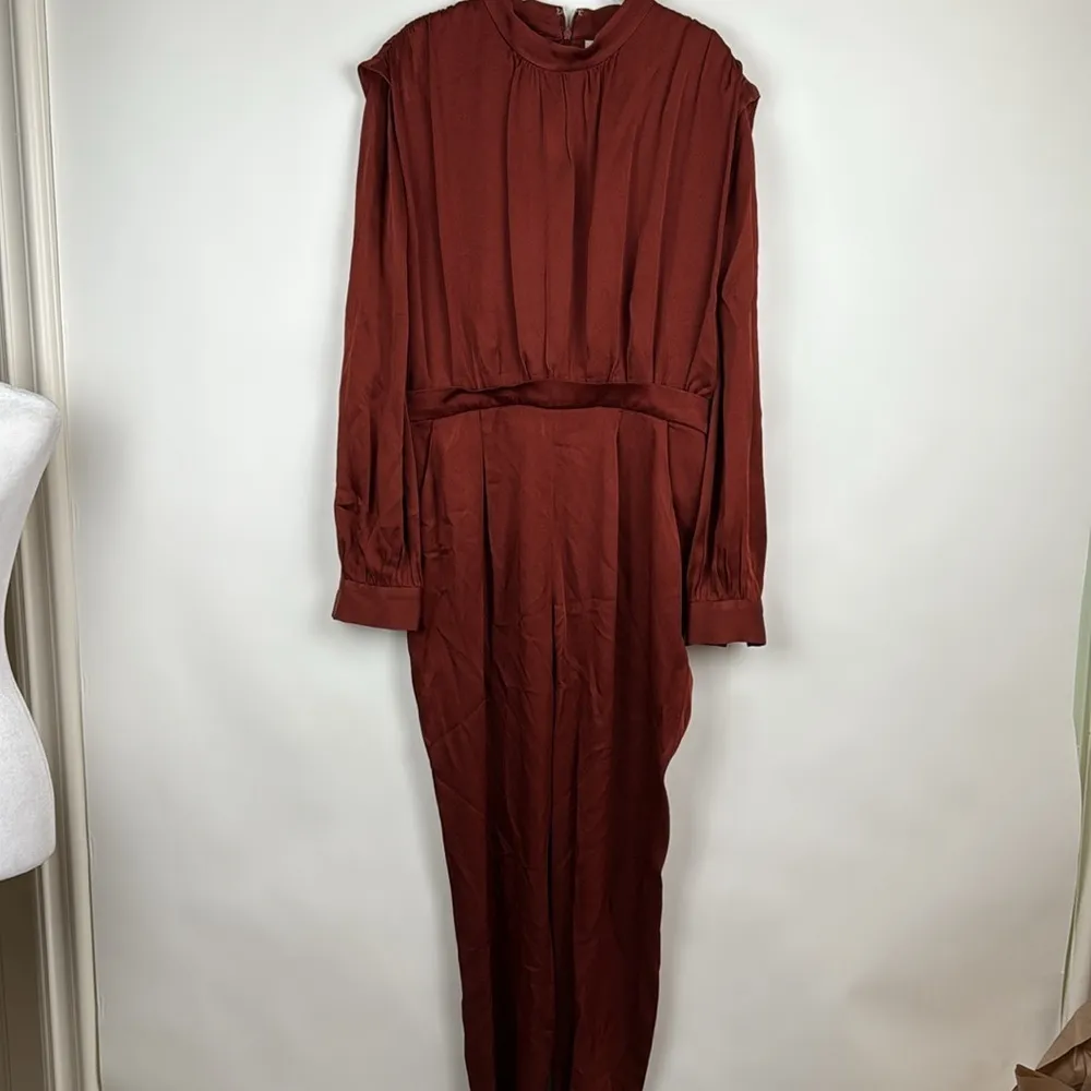 Veronica Beard Kavia Jumpsuit in Clay Size 6 - Image 4