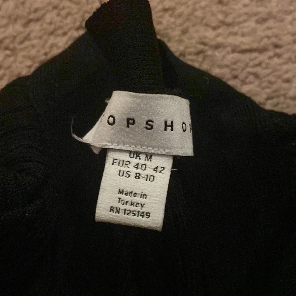 Top shop black blouse M - Image 6