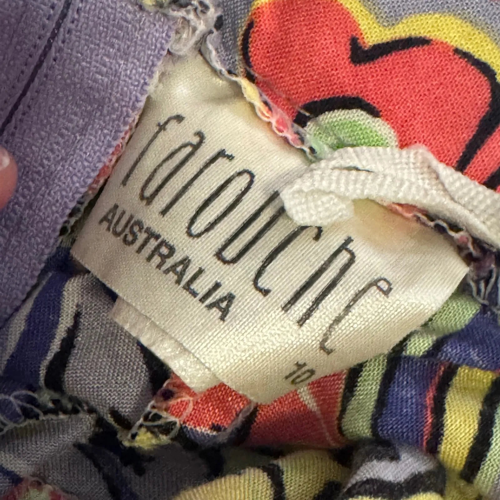 Farouche Australia Halter Neck Floral Print Rayon Midi Dress Womens 10 Vintage Pink - Image 8