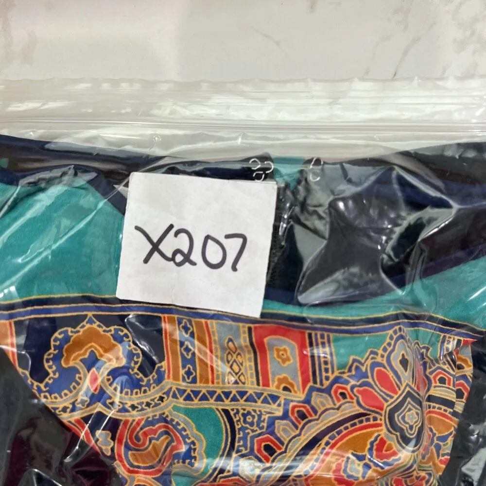 70s Young Dong S Small Maxi Dress Renaissance Boho Cottagecore Whimsy Fairycore Blue - Image 14