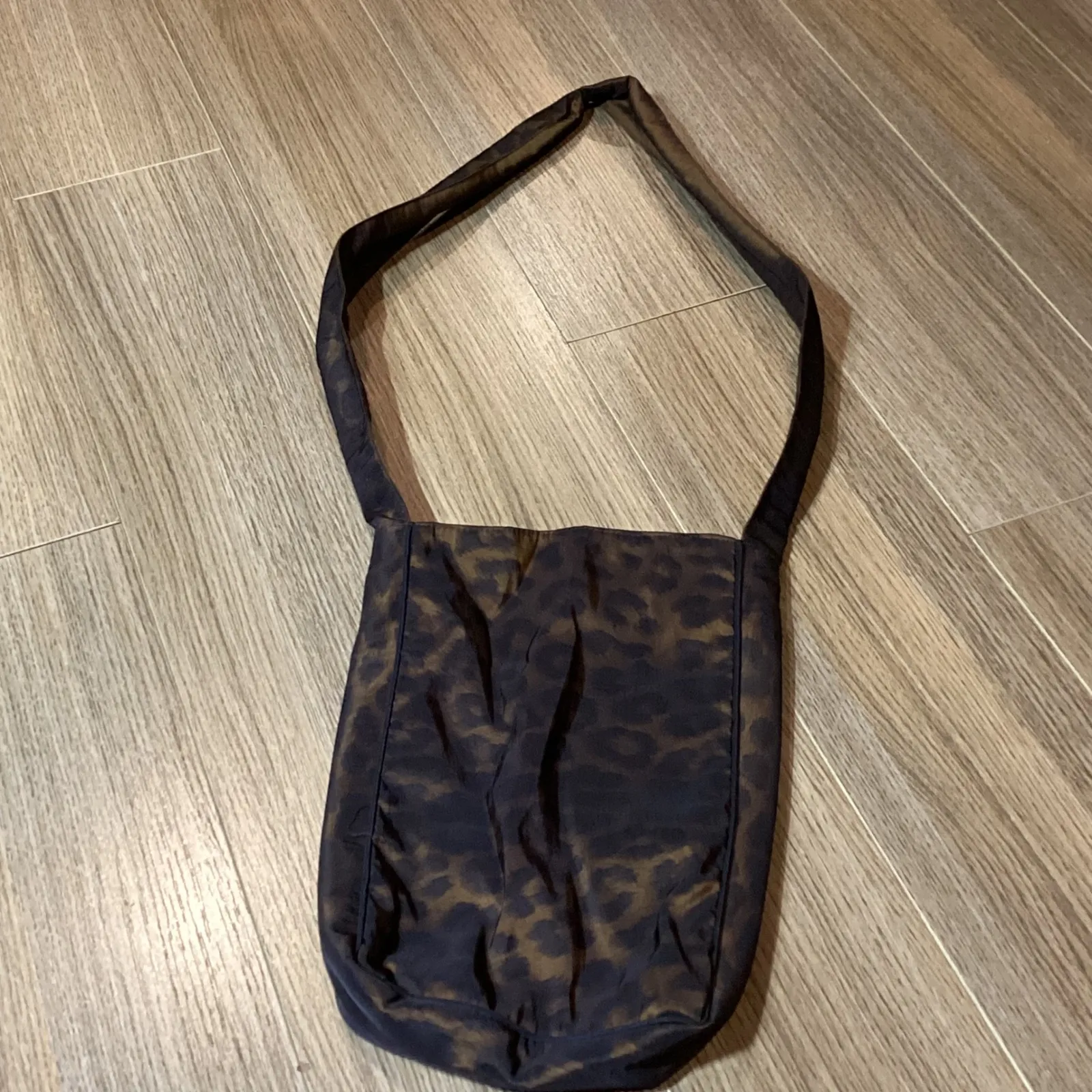 BAG IT Leopard Print Hooded Jacket With Matching Bag One Size Lightweight Brown - Image 6