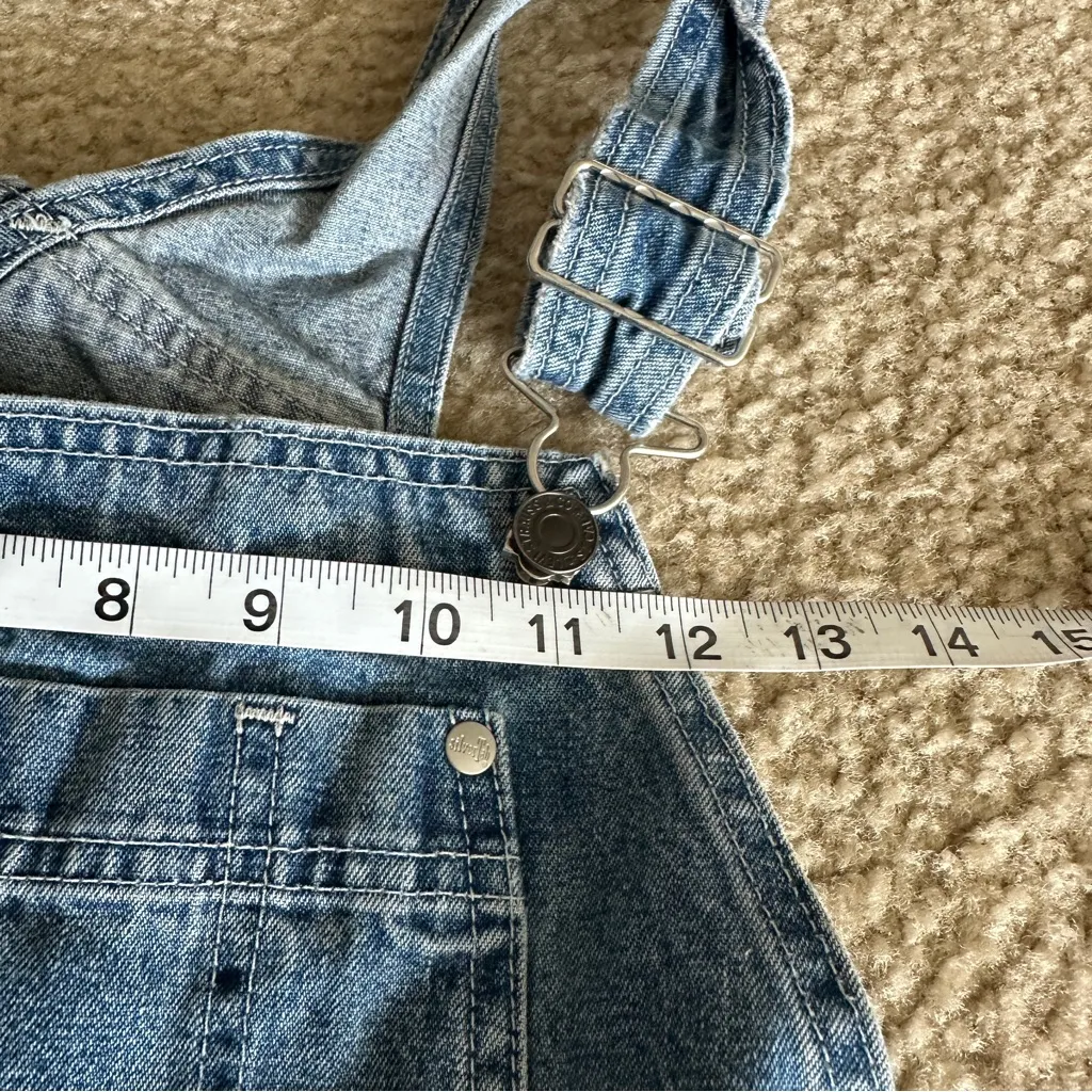 Levi's Jeans SilverTab Vintage Inspired Cotton Denim Overalls Women's Size L - Image 15