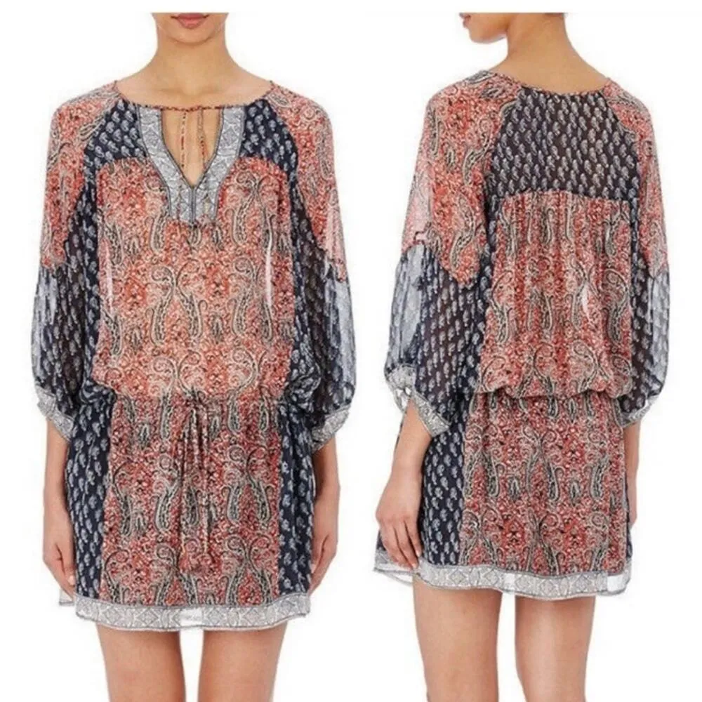 Ulla Johnson Silk Salinas Dress - Coral - 2 - Image 2