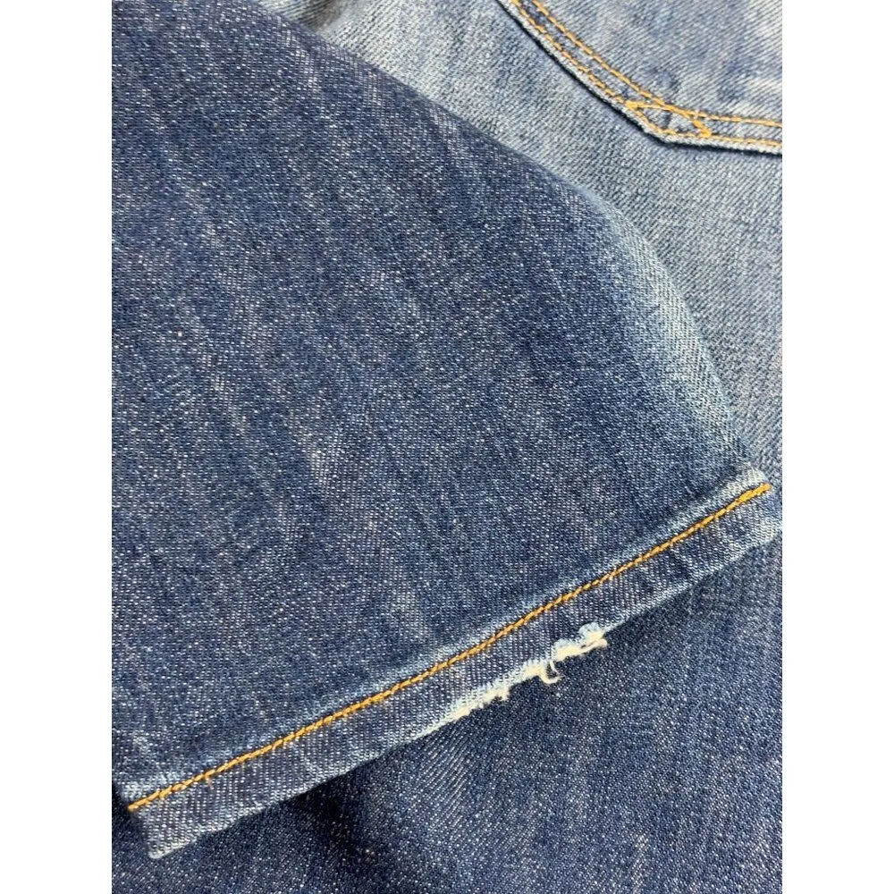 Gap 1969 Always Skinny Jeans Bleached Acid Distressed Denim Womens Size 28/6 - Image 8