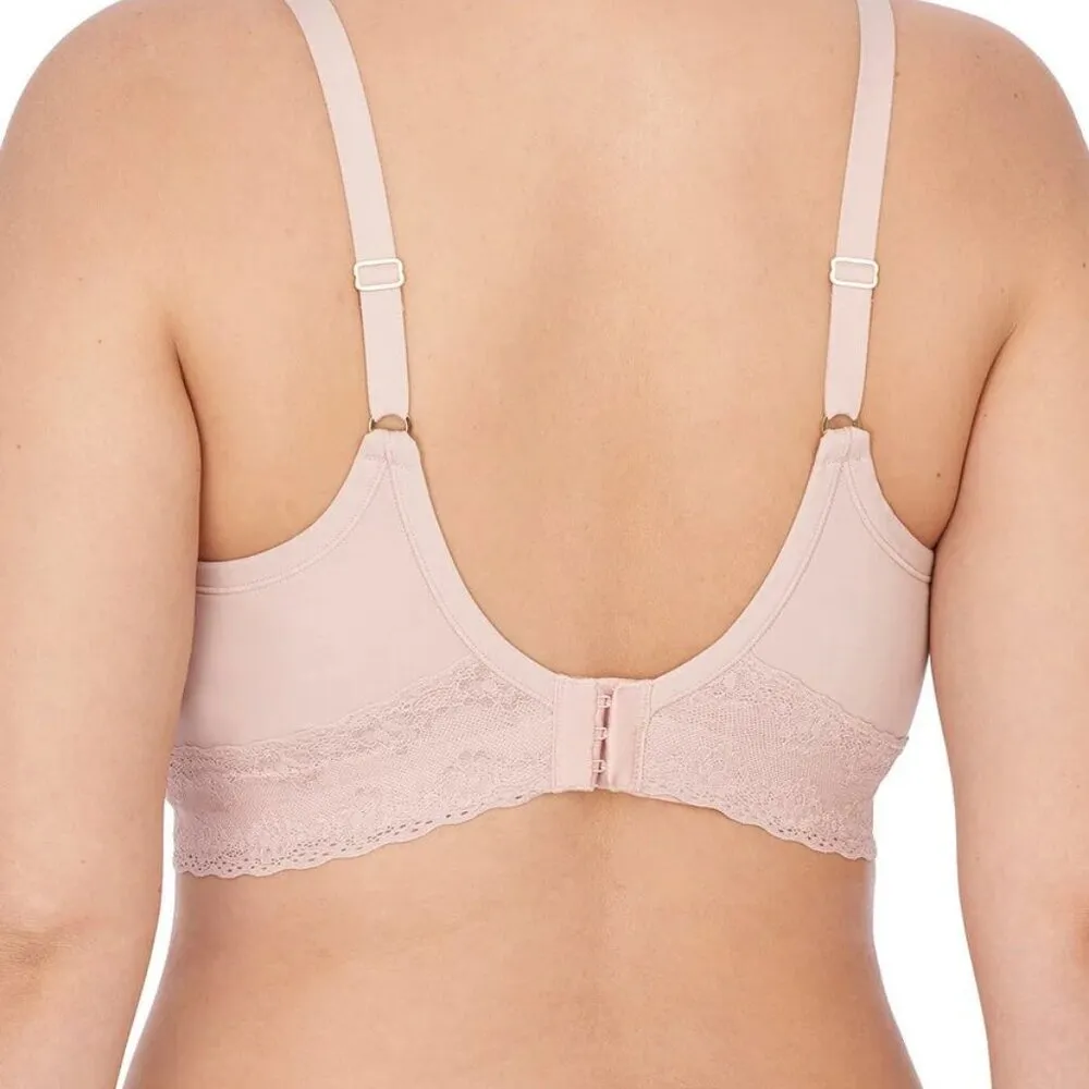 EUC Natori Bliss Perfection Contour Soft Cup Bra 38B Rose Beige $66 Comfortable Pink Size undefined - Image 6