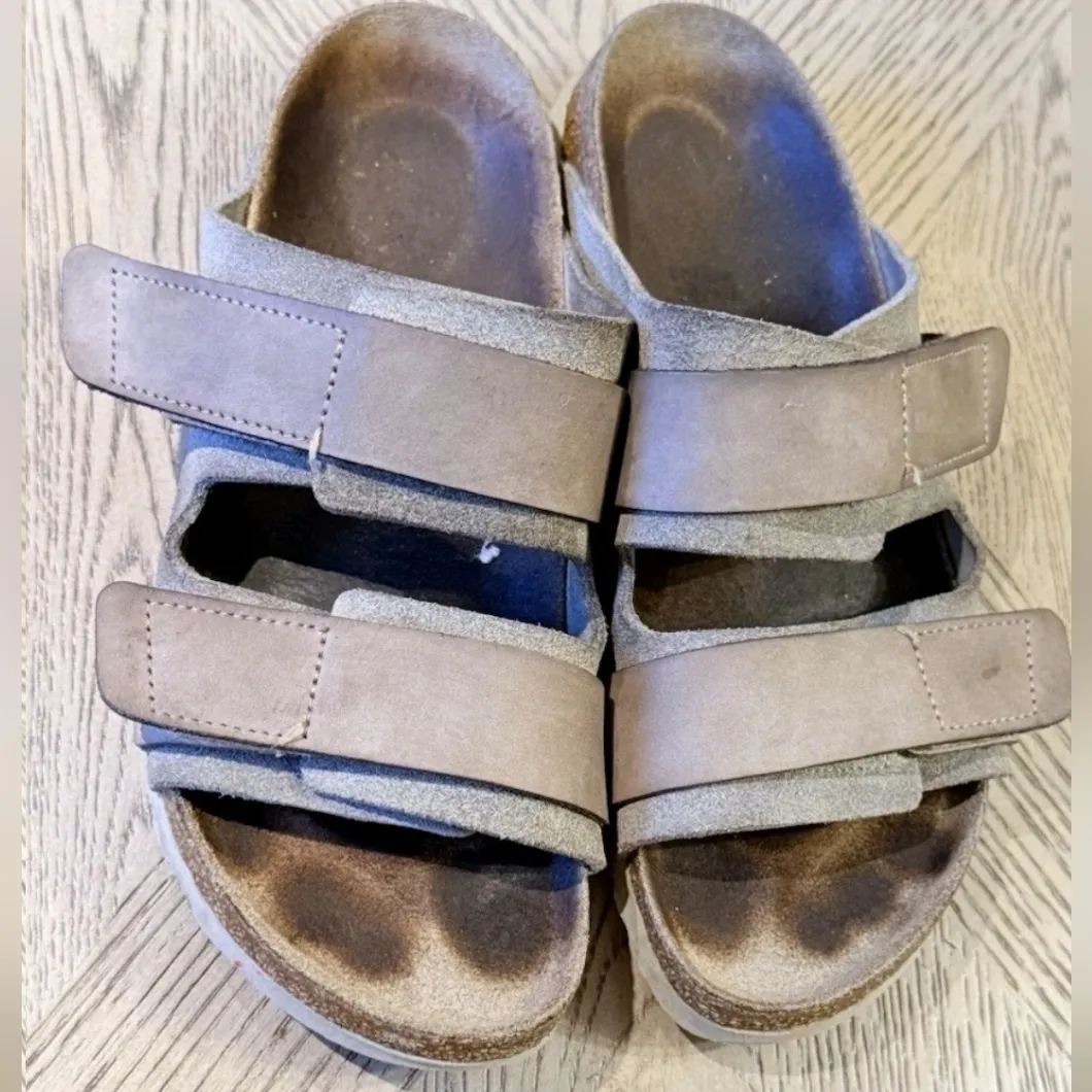 Birkenstock Uji Taupe Nubuck/Suede Leather US Size 37/6 - Image 2