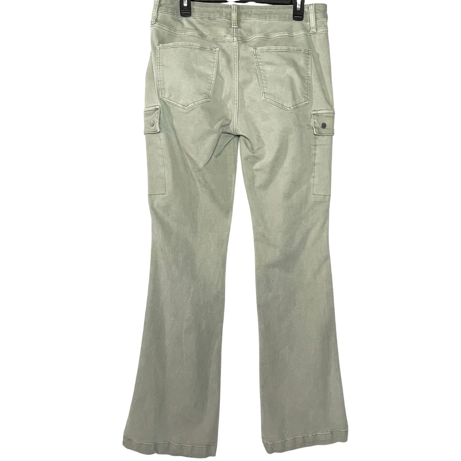 JOES JEANS The Frankie Cargo Mid Rise Bootcut Jeans in Uniform Green - Image 5