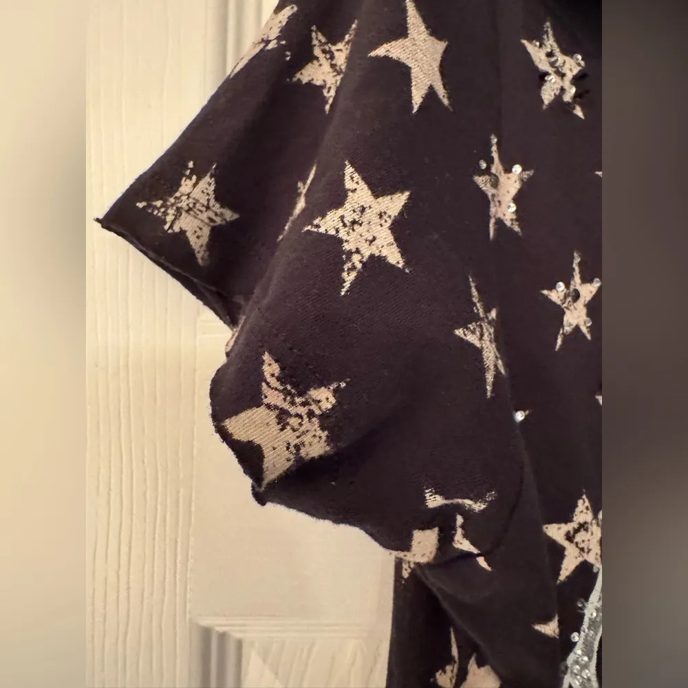 Affliction Live Fast Live Free Black & White Women’s Size Small Graphic T-Shirt - Image 7