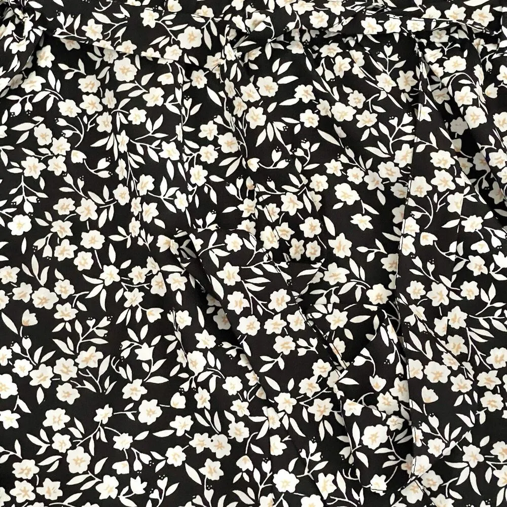 Boohoo Womens Shorts Size 10 Floral High Waist Casual Modern Y2K 90's Bohemian - Image 3