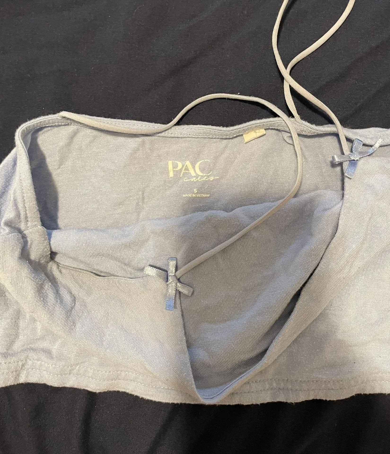Pac Sun Baby Blue Bow Tank Top - Image 2