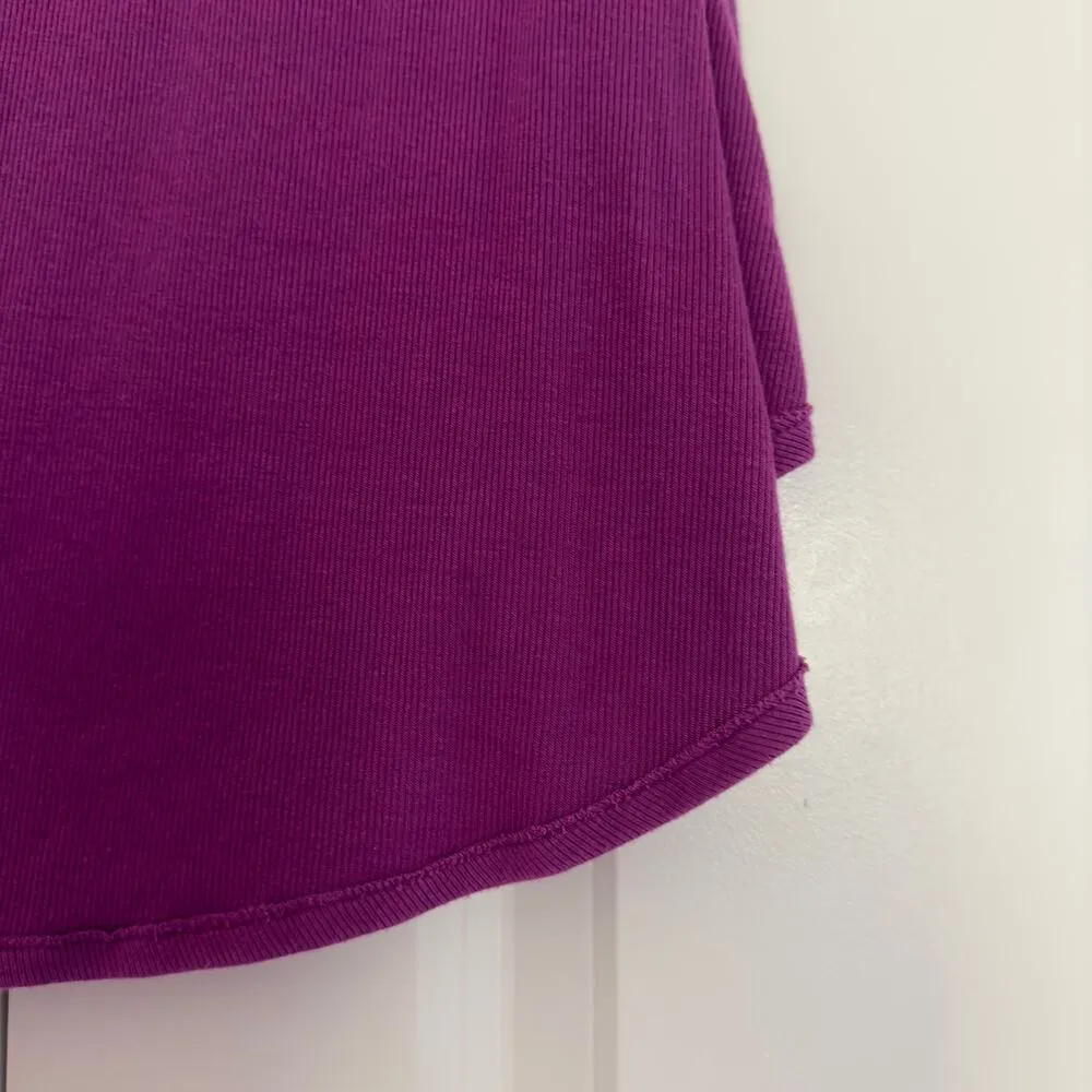 Free People Ribbed Open Cutout Back tank top twist should sleeveless stretch S - Image 6