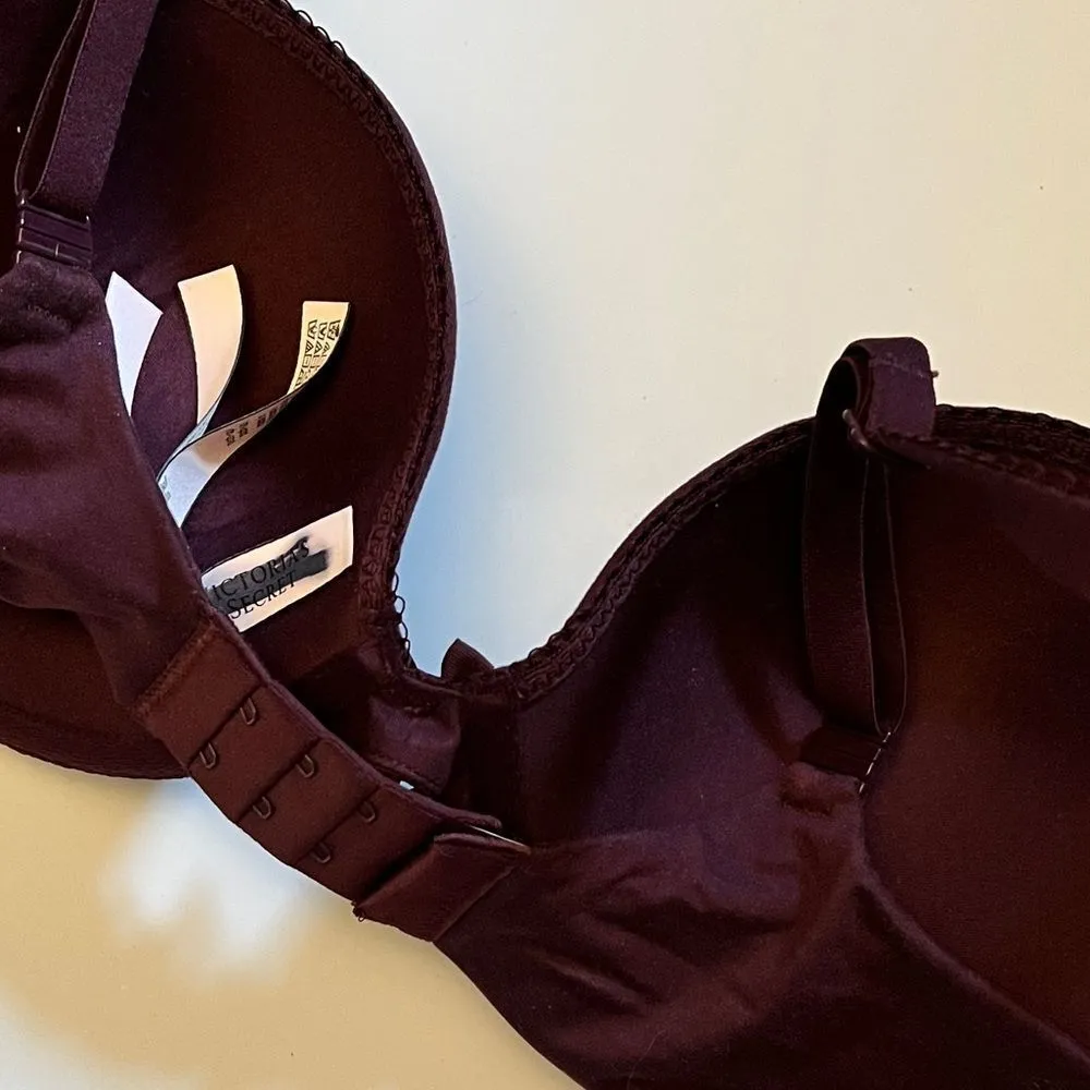 Victoria's Secret Push-Up‎ Maroon Bra - Image 5