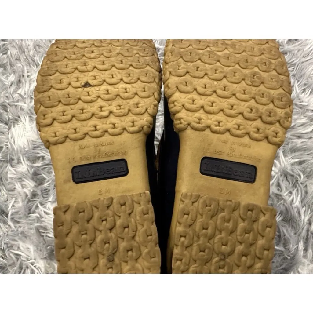 LL Bean Boots wide Brown Leather Low Top Waterproof Classic Women's 9 175067 Tan - Image 12