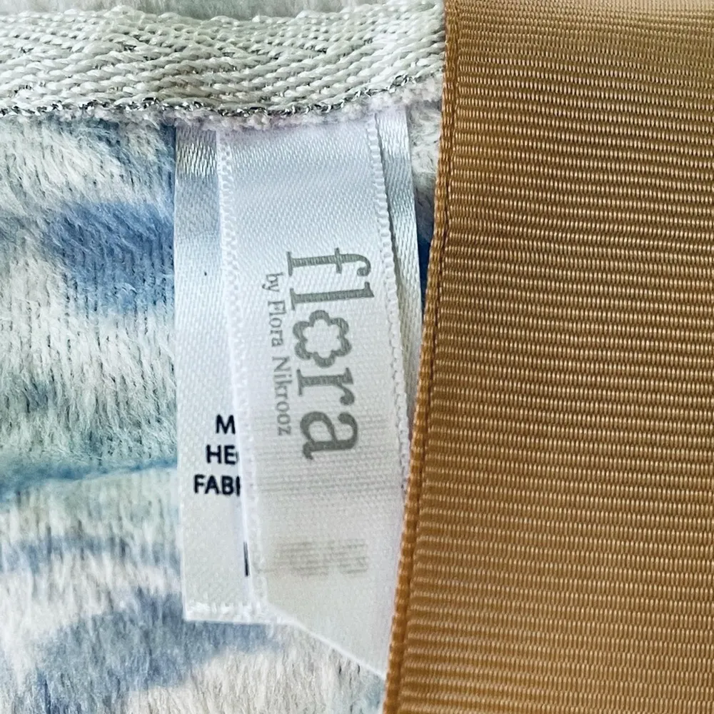 Flora by Flora Nikrooz Elie Floral Velour Pajama Set Size L - Image 5