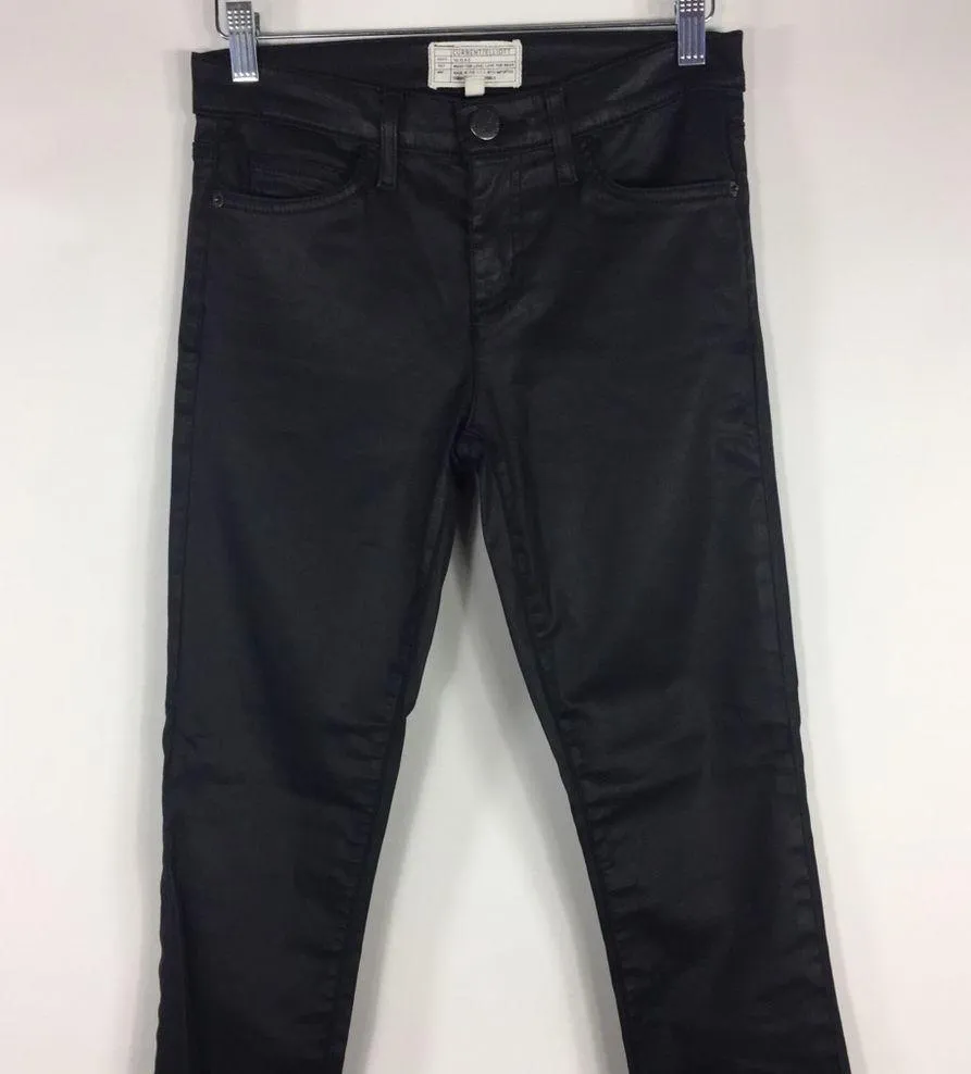 Current/Elliot The Stiletto Skinny in Black Coated - Image 14