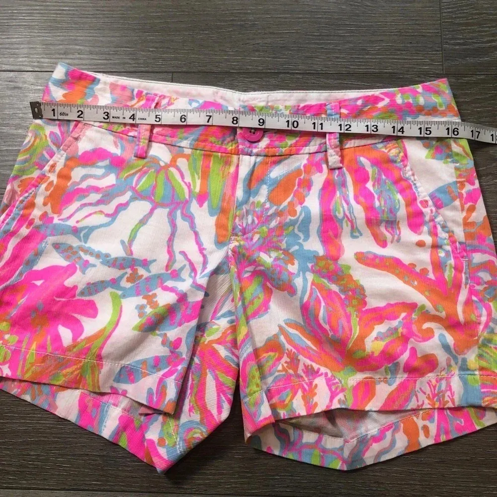 Lilly Pulitzer Suba To Cuba Callahan Shorts Size 2 - Image 10