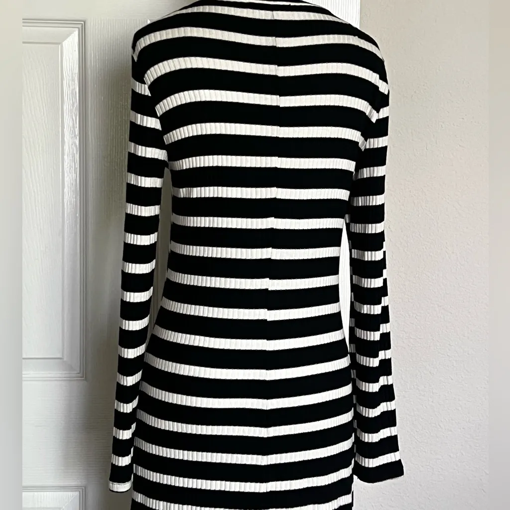 Reformation Jeans Jeanne Knit Striped Mini Dress - Image 6