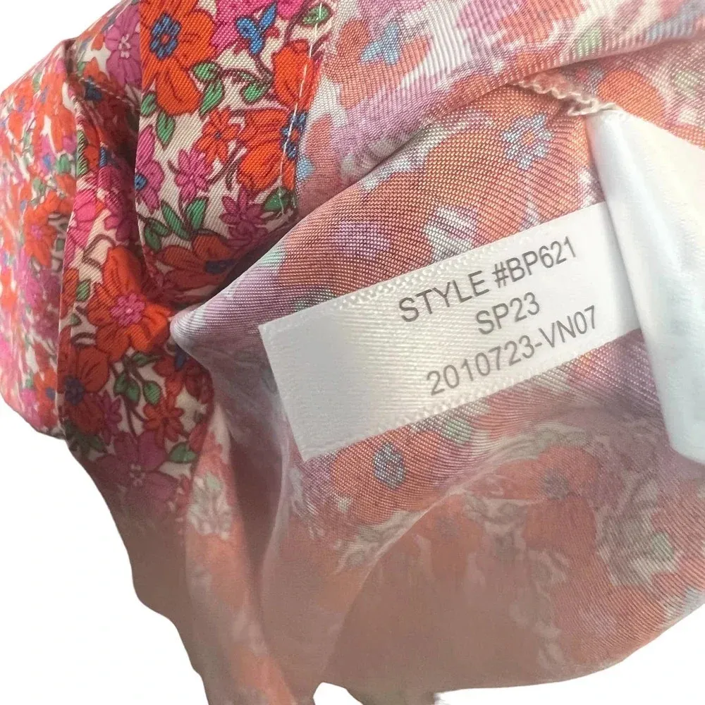 J. Crew Classic-fit Drapey Cupro‎ Shirt in Pink Floral Guarana Size 0 - Image 13