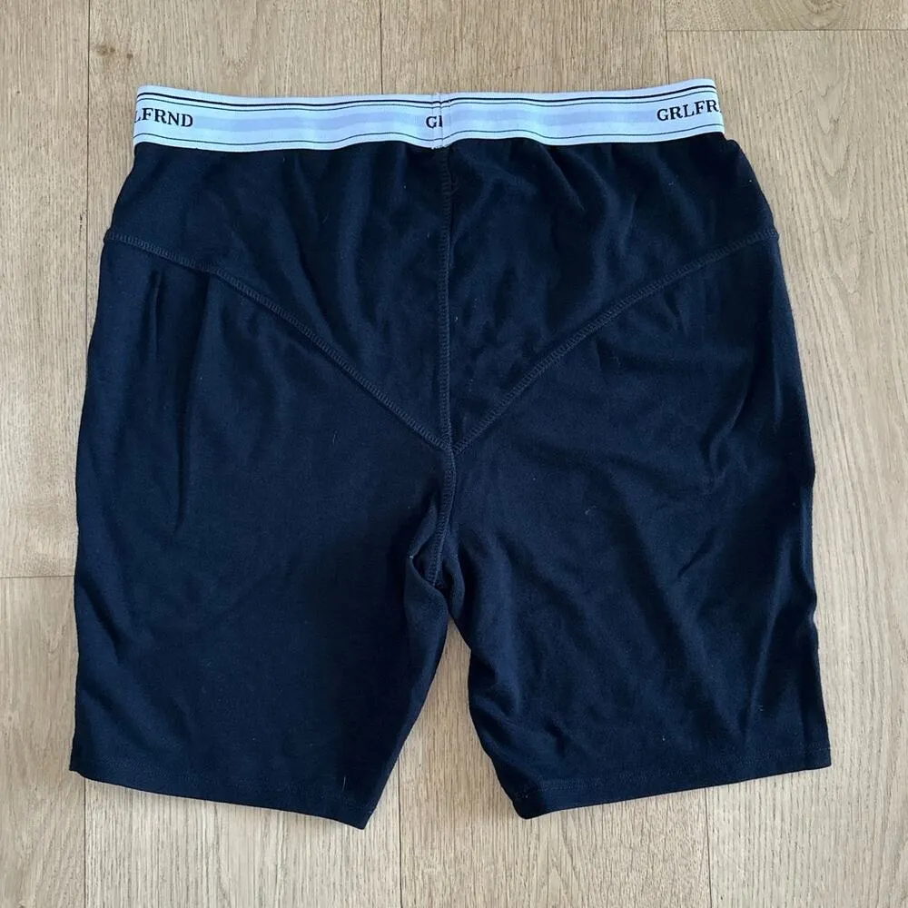 GRLFRND - Boxer Bike Shorts in Black & White - Image 3