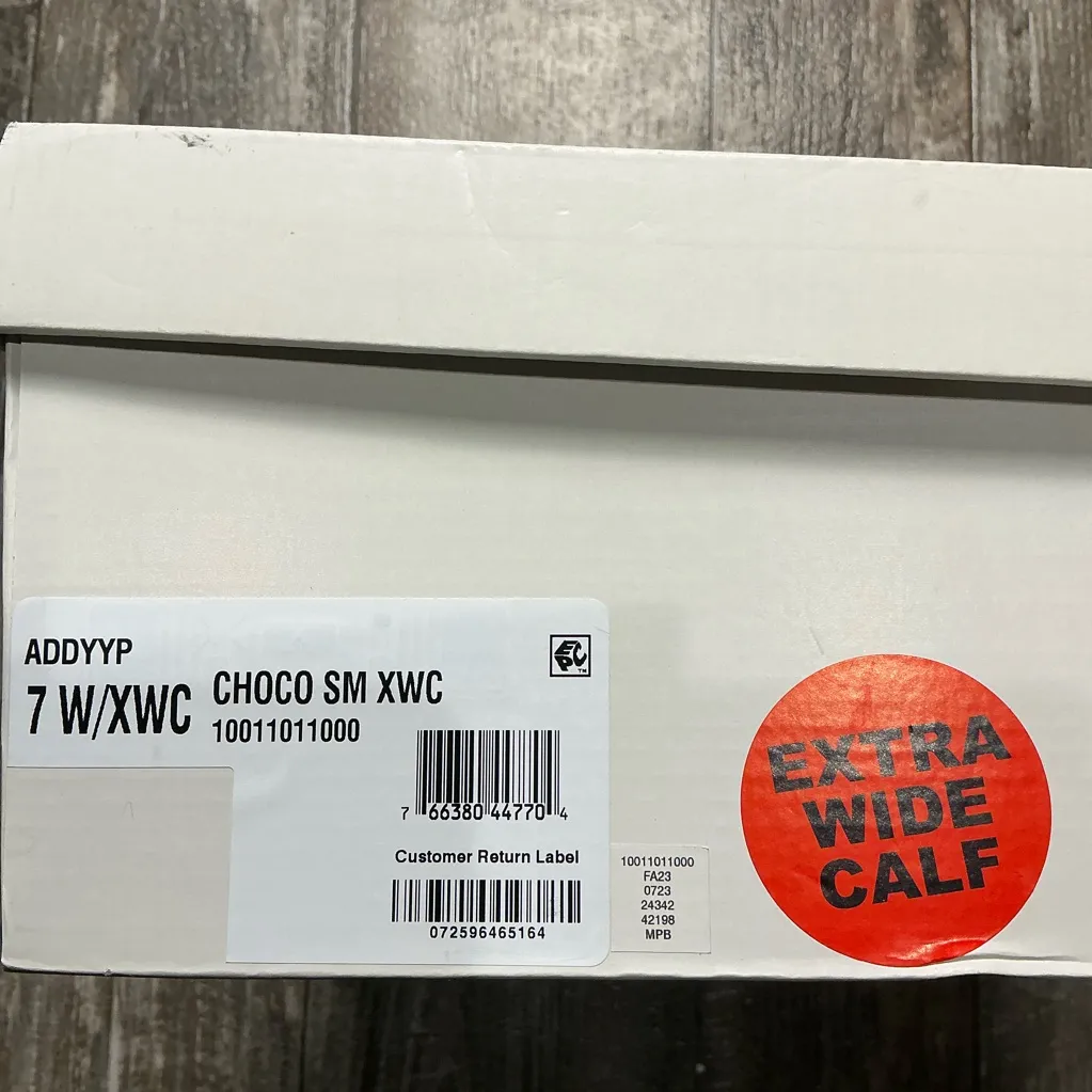 Style & Co Elegant Brown Knee-High Women's Boots Size 7W Extra Wide Calf - Image 11