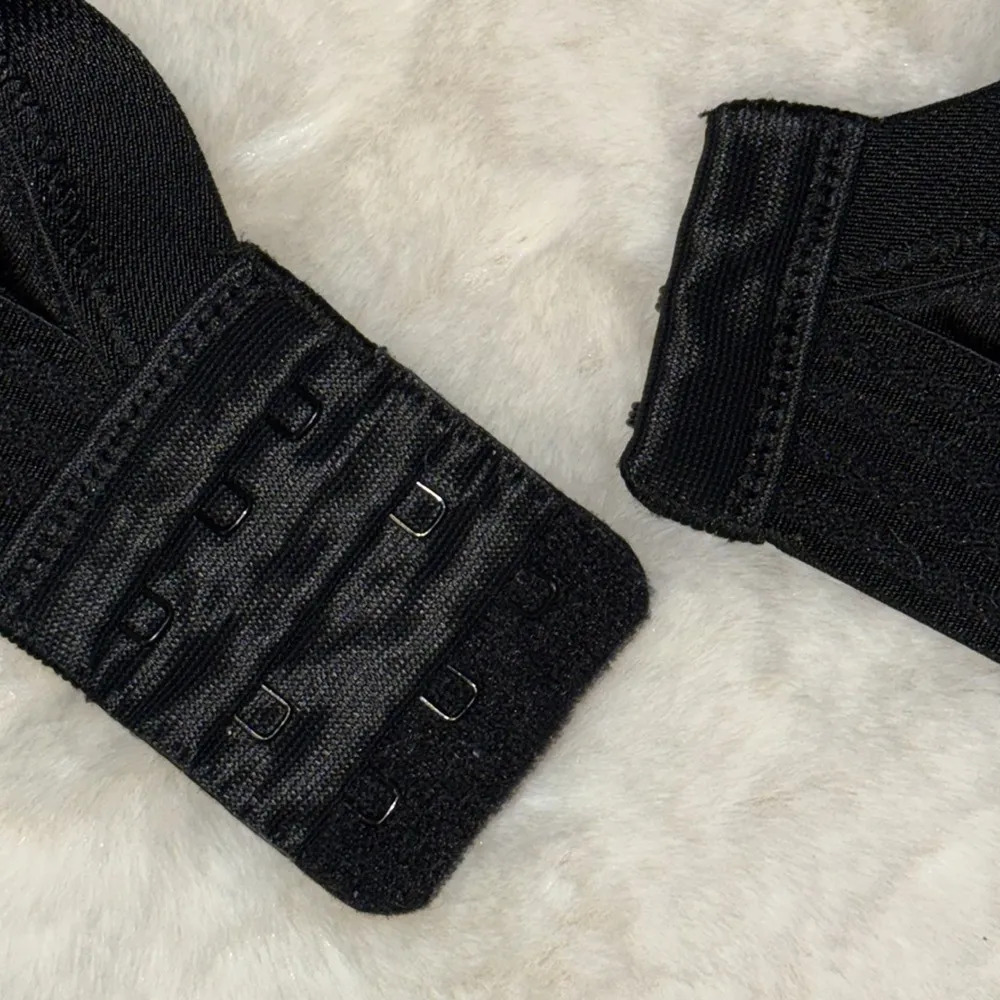 Maidenform Convertible Long Line Push Up Underwire Bra Black 38D - Image 5