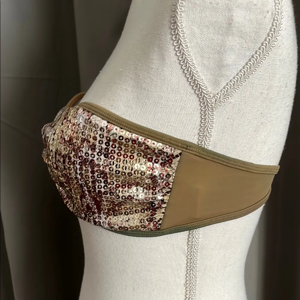 Sequin Bandeau Swim Top - Image 5