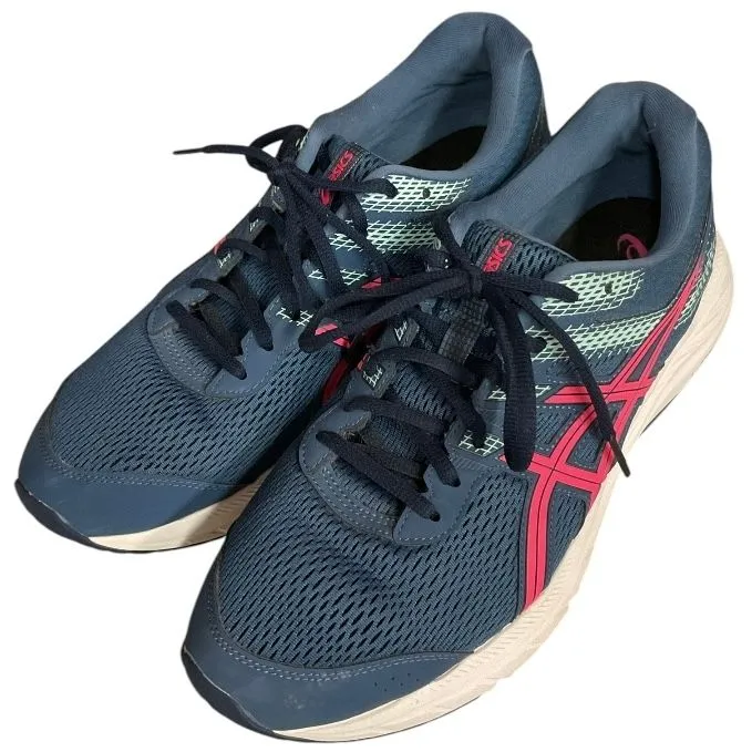 ASICS Women's Gel-Contend Running Shoes Size 12 Navy‎ Blue & Pink Athletic - Image 4