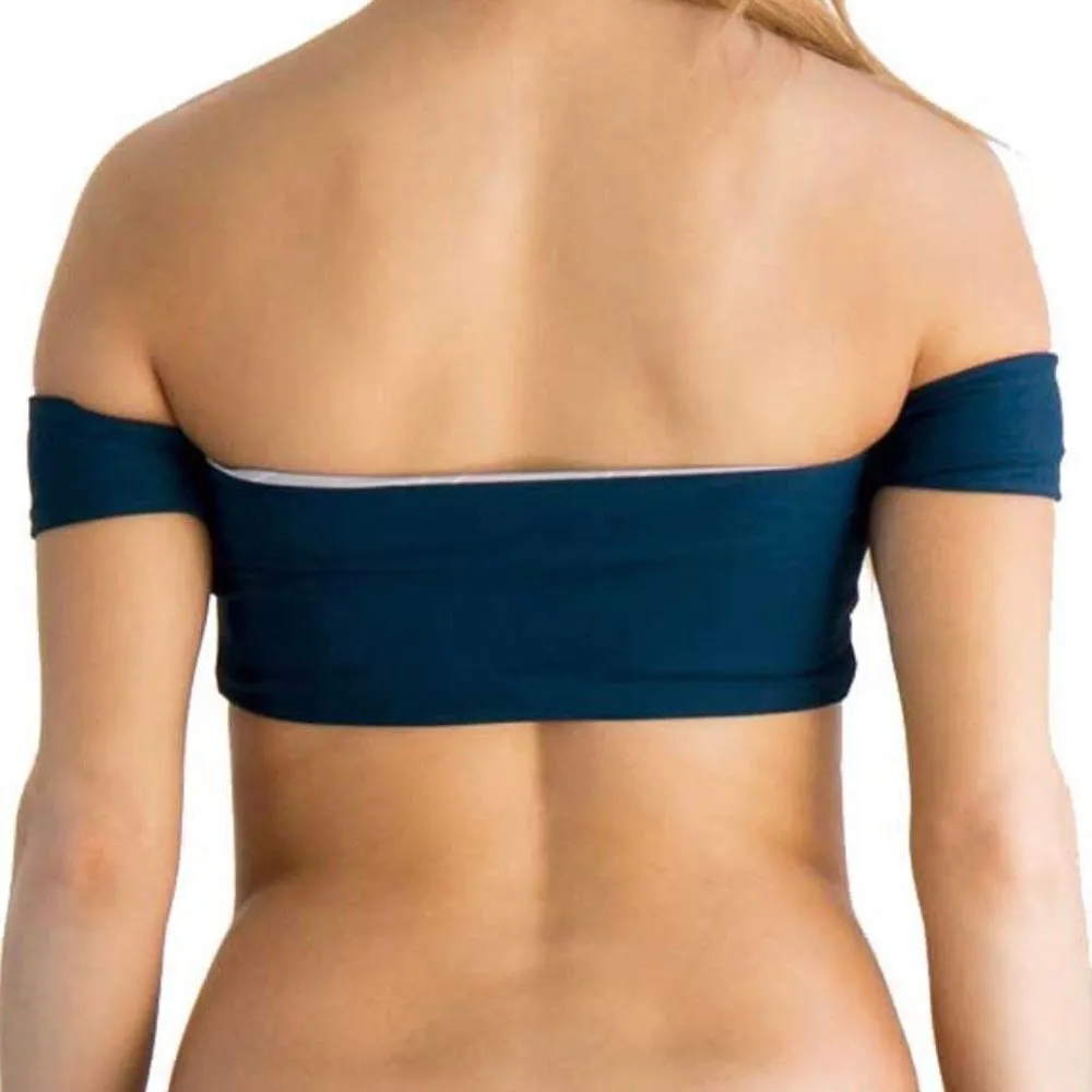 Nirvanic Swim Bikini Kehlani Top in Jungle (S) Green - Image 2