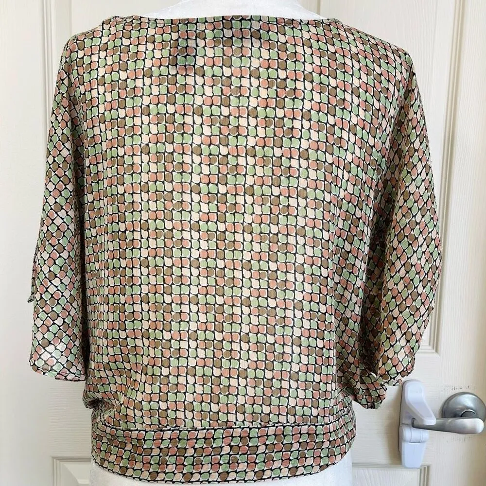 New York & Company Flutter Sleeve Blouse - Image 4