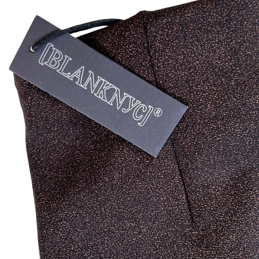 NWT BlankNYC Shimmer Ponte Knit Legging Pants - Image 2