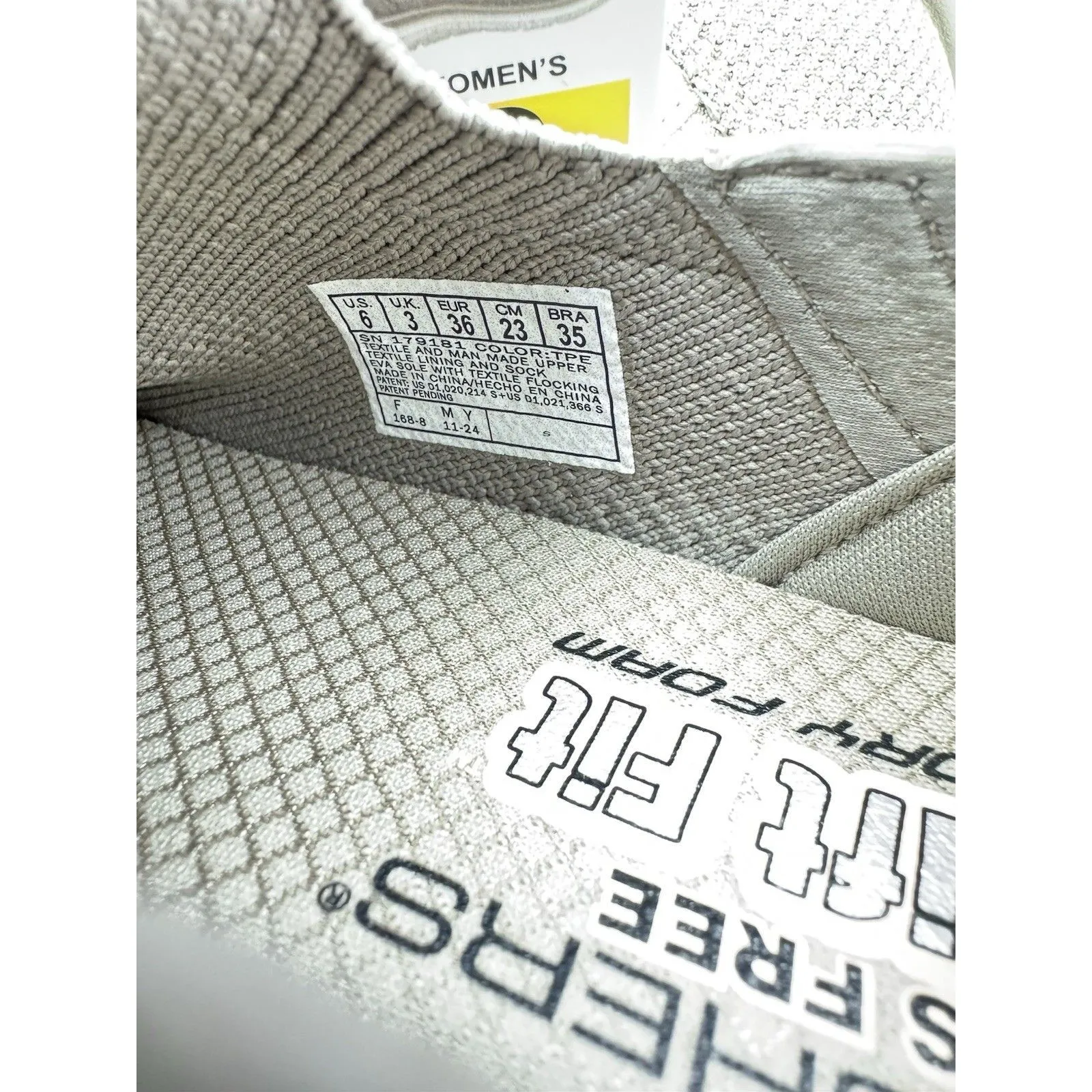 New Skechers Women's Taupe Virtue Swift Fit Sneaker Hands Free Memory Foam Sz 6 - Image 12