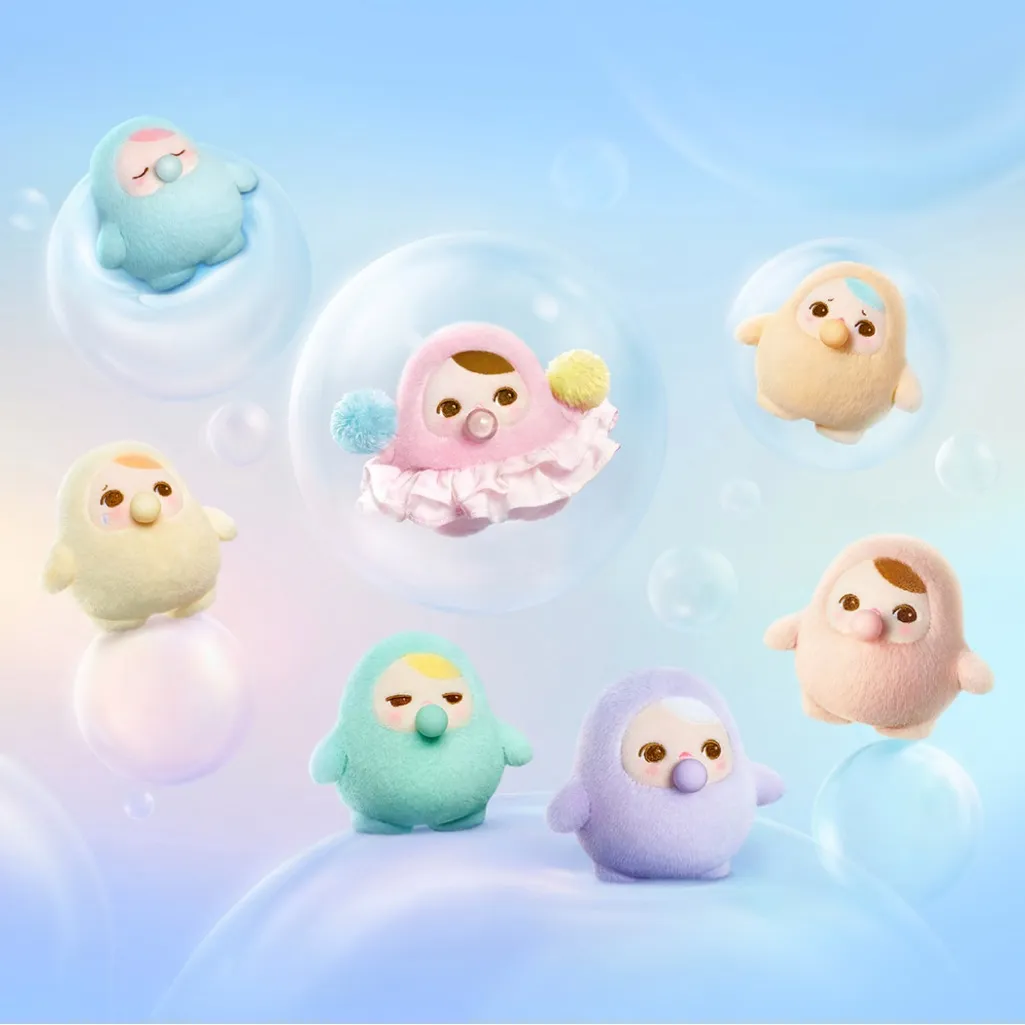 Pop Mart Pucky Beanie Bubble Up Sealed Blind Box Set Plush Pendant Toy Keychain Pink - Image 4