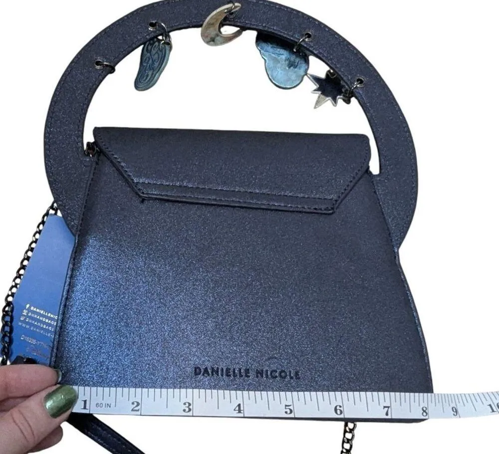 New Danielle Nicole Disney Aladdin & Jasmine Whole New World Crossbody Purse Bag Blue - Image 10