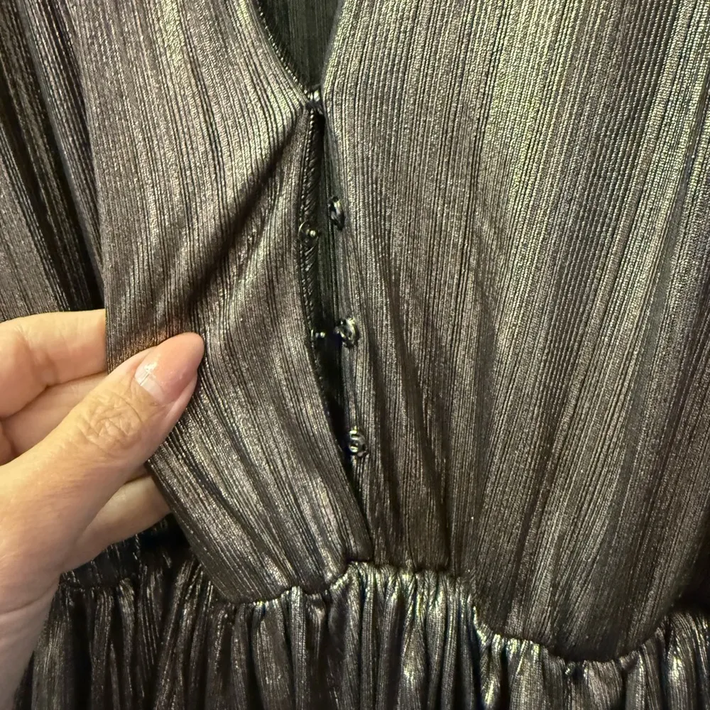 Bronx and Banco
Bellerose Mini Dress Metallic Bronze Long Sleeve Dress - Image 10