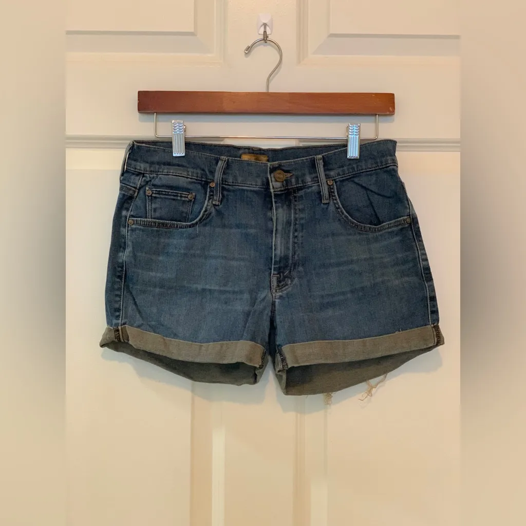 Mother Denim Cuffed Shorts. Size - Image 2