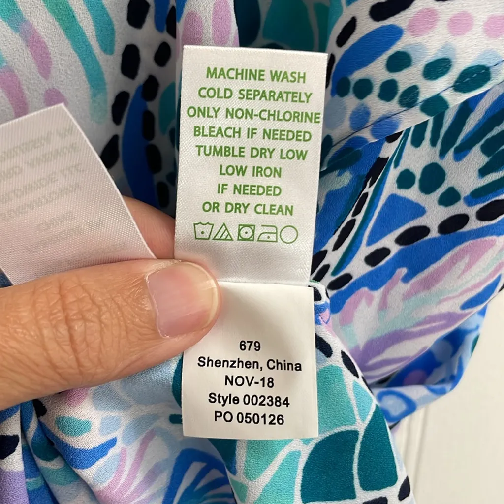 LILLY PULITZER Karmen Cami in Coastal Blue Tails of the Sea Size S - Image 9