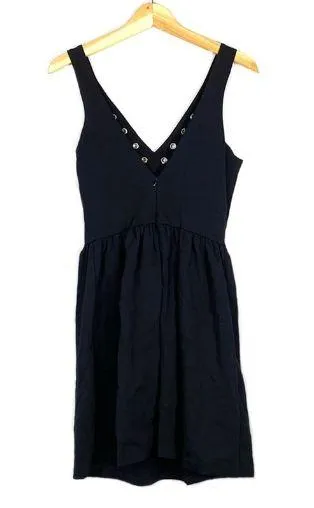 Black Eyelet  Dress L - Image 2