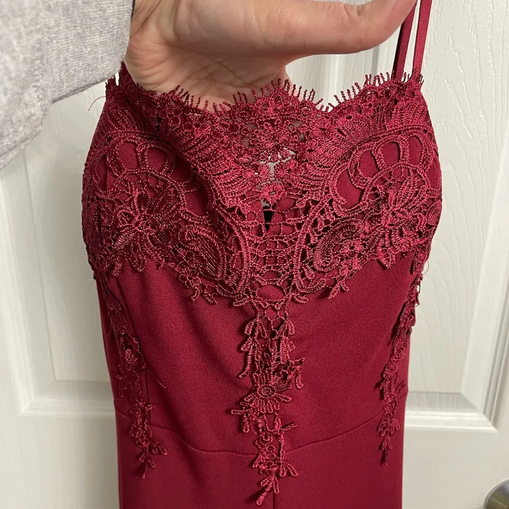 🩵NWOT HAUTE MONDE LACE JUMPSUIT, Large - Image 2