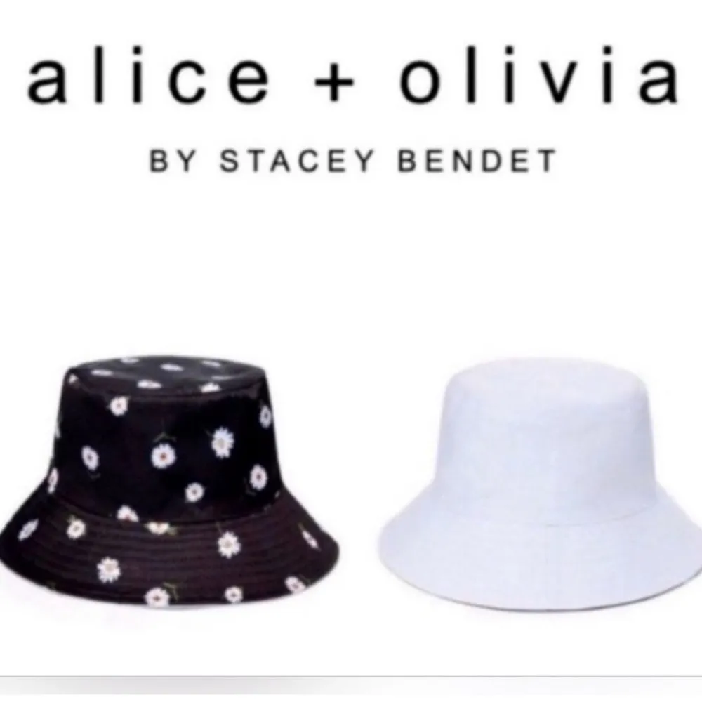 Alice + Olivia Daisy reversible Bucket Hat - Image 4