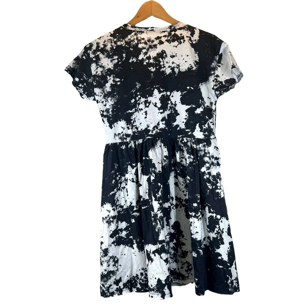 Abound Nordstrom NWT Small Black & White Cotton Short Sleeve Casual Shirt Dress - Image 3