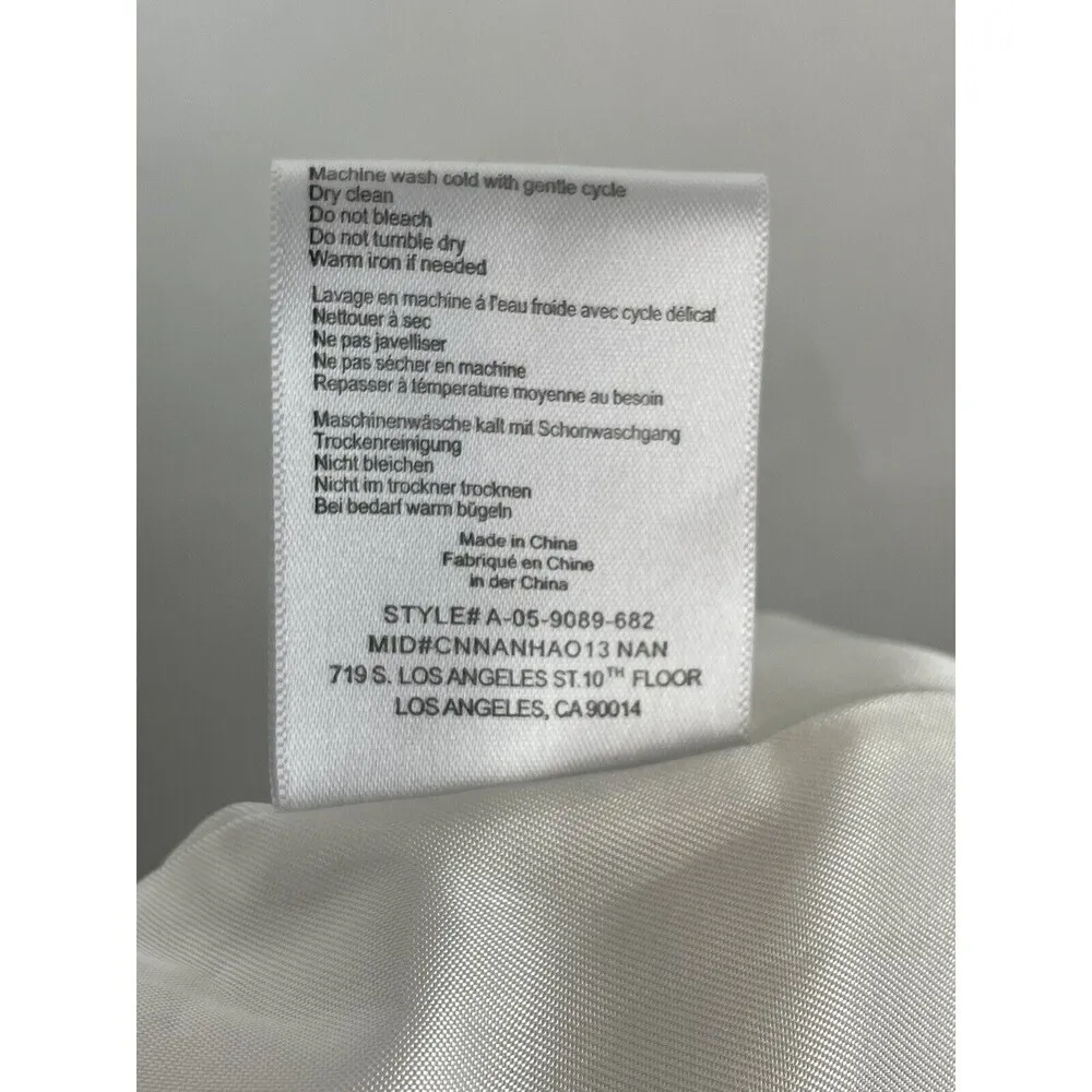 Anine Bing Candice Palm Print Shorts Elastic Waist Pockets Pull On Hawaiian sz S - Image 8