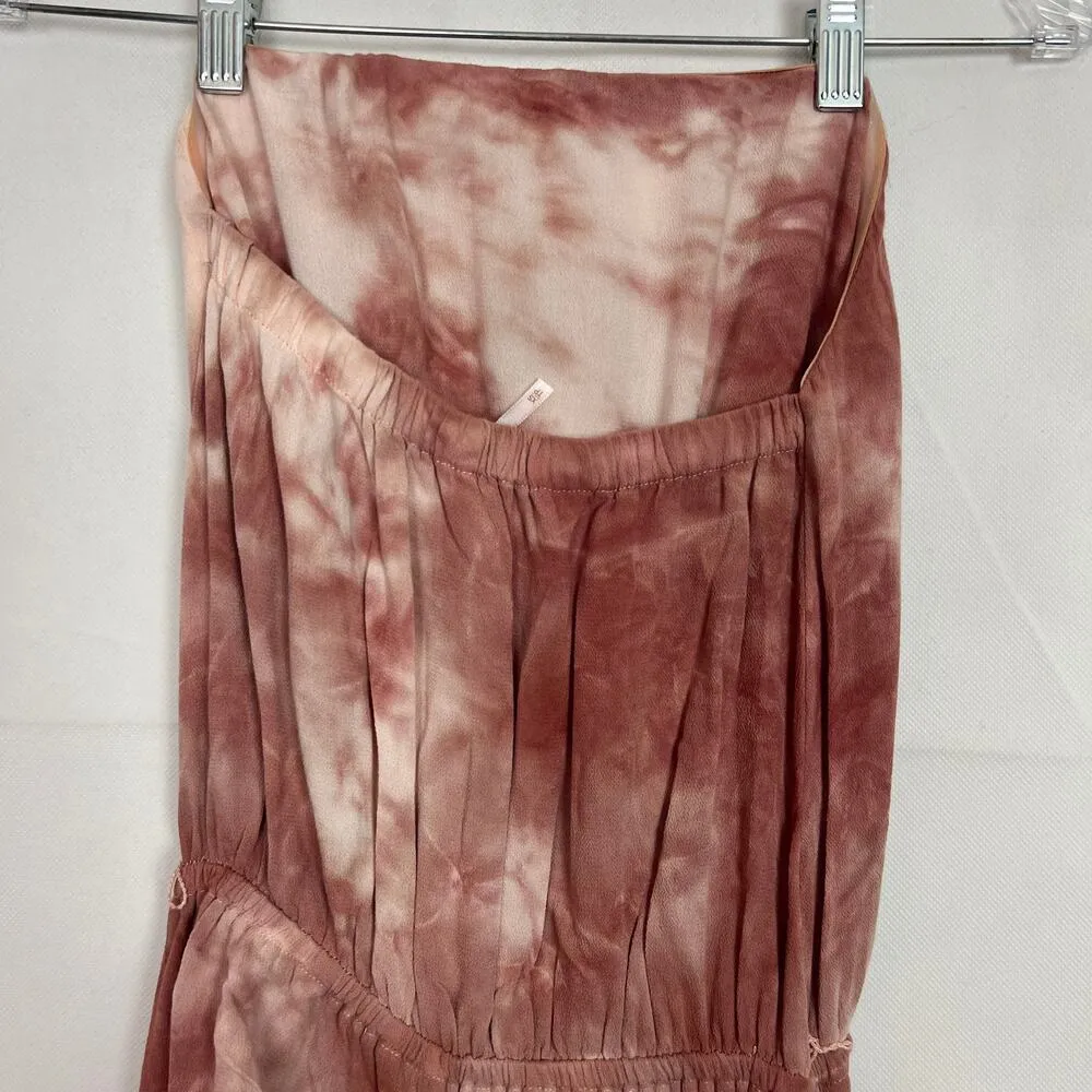 Free People Just Float Womens Jumpsuit XS Tie Dye Boho Beachy Vacation Festival - Image 10