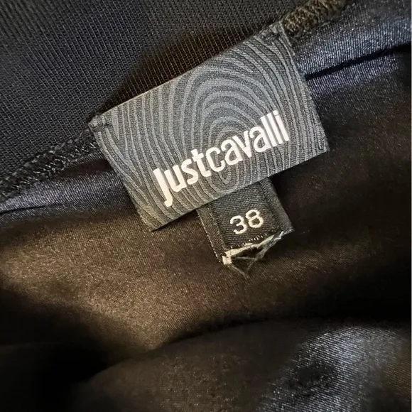 Just Cavalli  Black Sheath Asymmetric Dress Size‎ 38 - Image 15