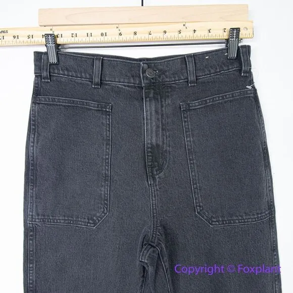 New! Madewell The‎ '90s Straight Utility Jean in camplin wash, size 28 - Image 6